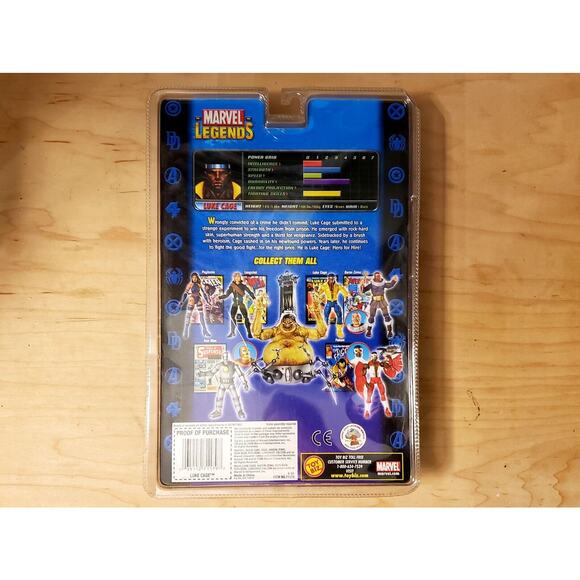 🗨💪Toy Biz Marvel Legends Luke Cage Action Figure with Comic (No BAF) 💪🗨 - Picture 2 of 2